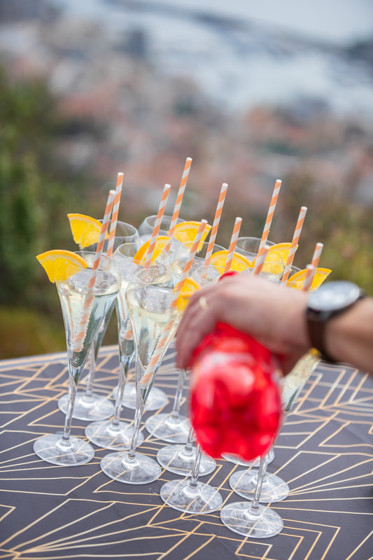 Cocktails above Monaco